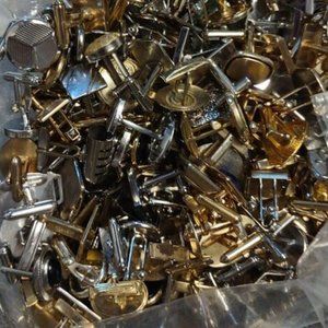 Base Metal Cufflinks Variety Grab Lot Of 20 Pairs